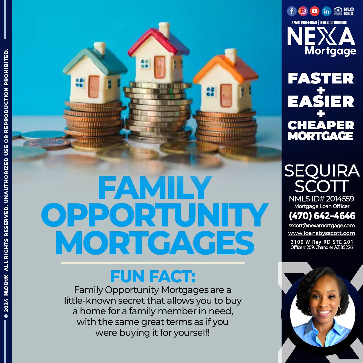 FAMILY - Sequira Scott -Mortgage Loan Officer
