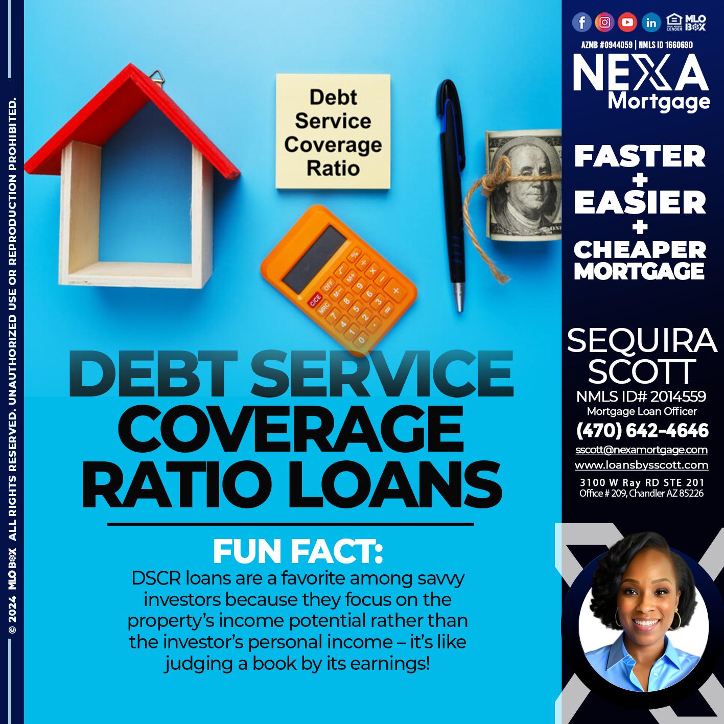 DEBT - Sequira Scott -Mortgage Loan Officer