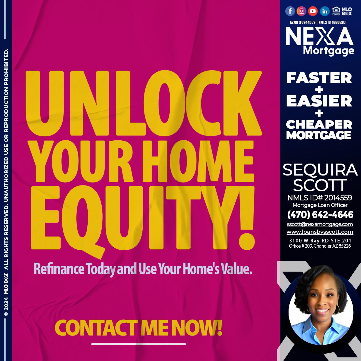 UNLOCK - Sequira Scott -Mortgage Loan Officer