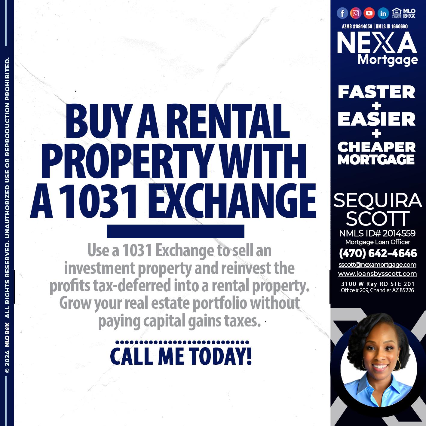 BUY A RENTAL PROPERTY - Sequira Scott -Mortgage Loan Officer